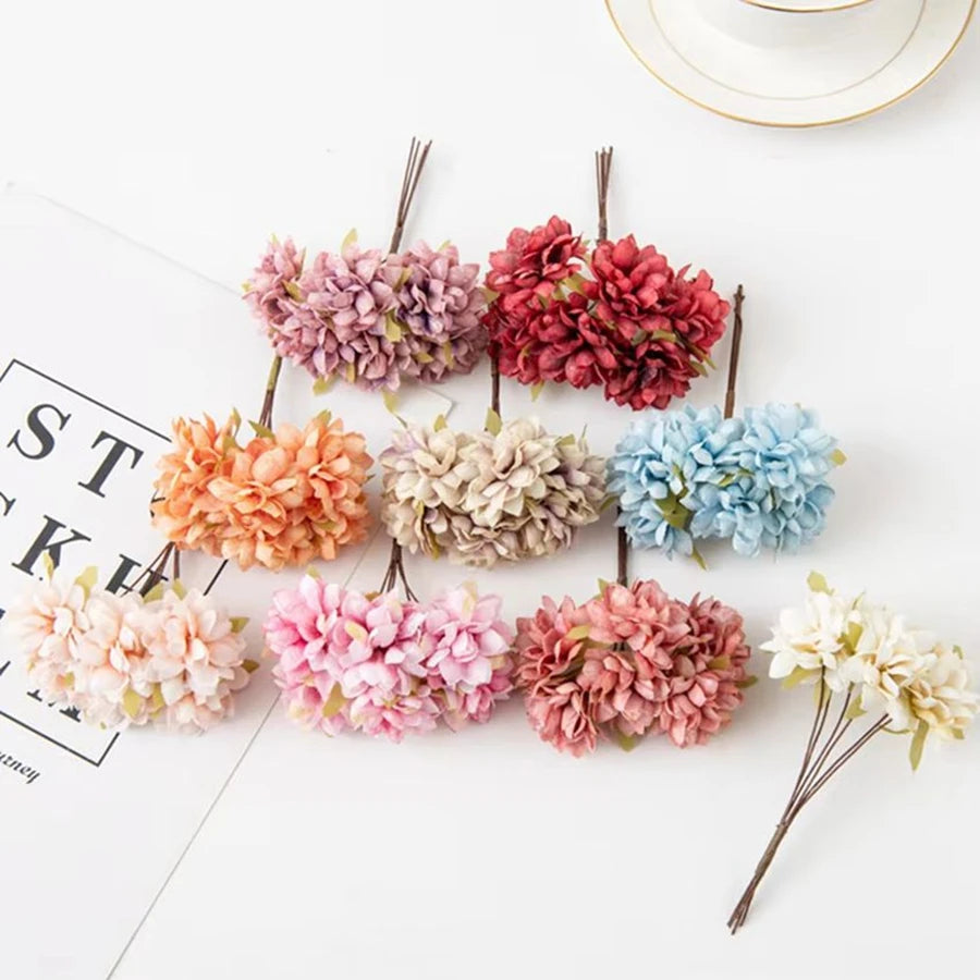 Silk Carnation Mini Bouquet – Artificial Flowers