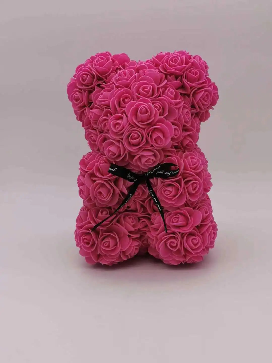 Rose Bear with Simulated Flowers
