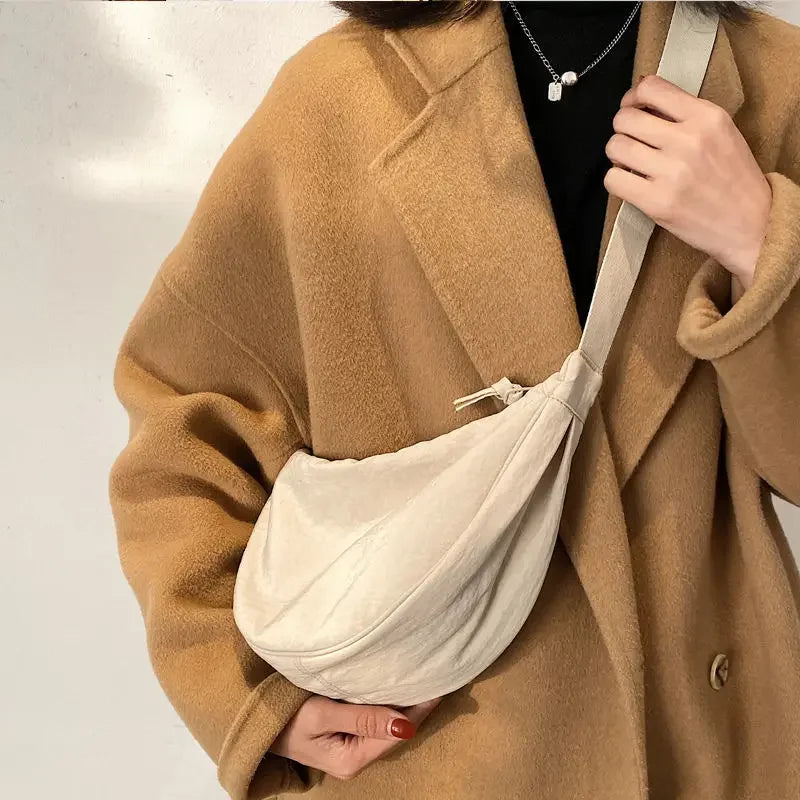 Nylon Hobo Shoulder Bag