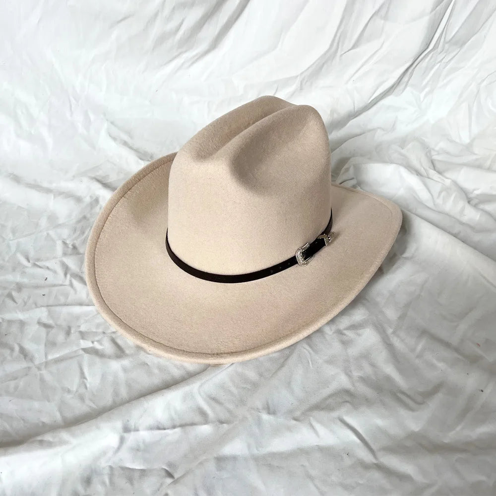 Vintage Wide Brim Cowboy Hat