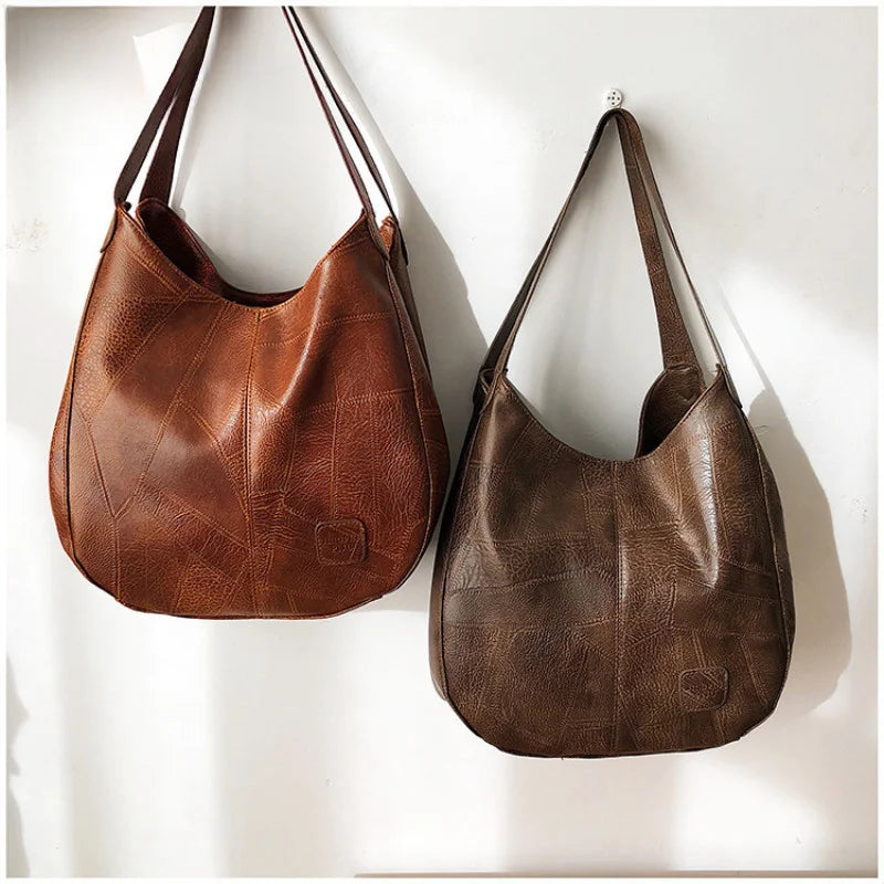Vintage Luxury Shoulder Tote Bag