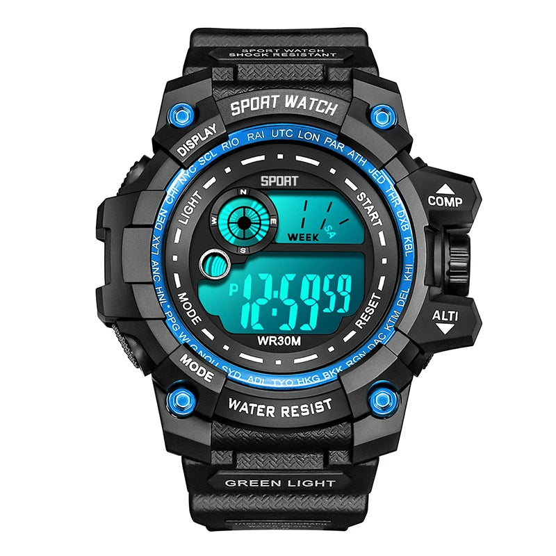 Men's LED Digital Military Watch