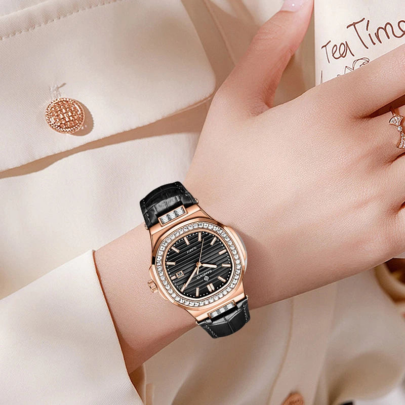 Retro Leather Quartz Watch