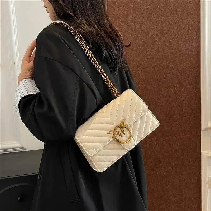 Elegant Leather Crossbody Bag