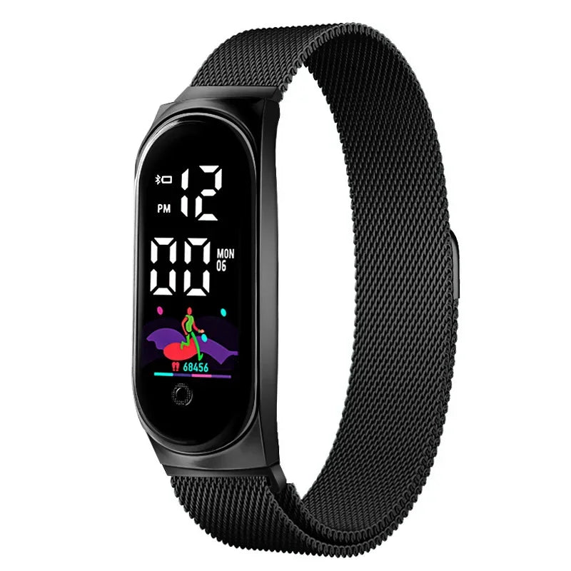Digital Magnetic Watch Women