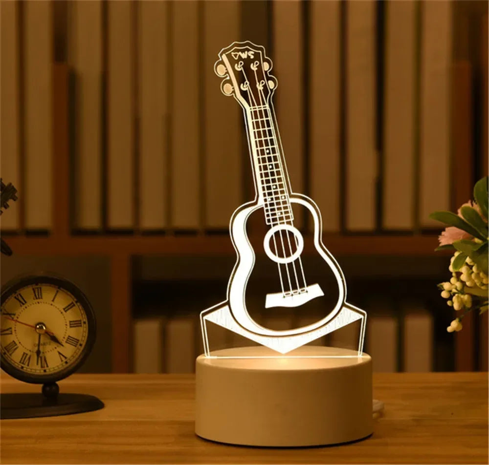 3D Acrylic Neon Sign USB LED Night Light