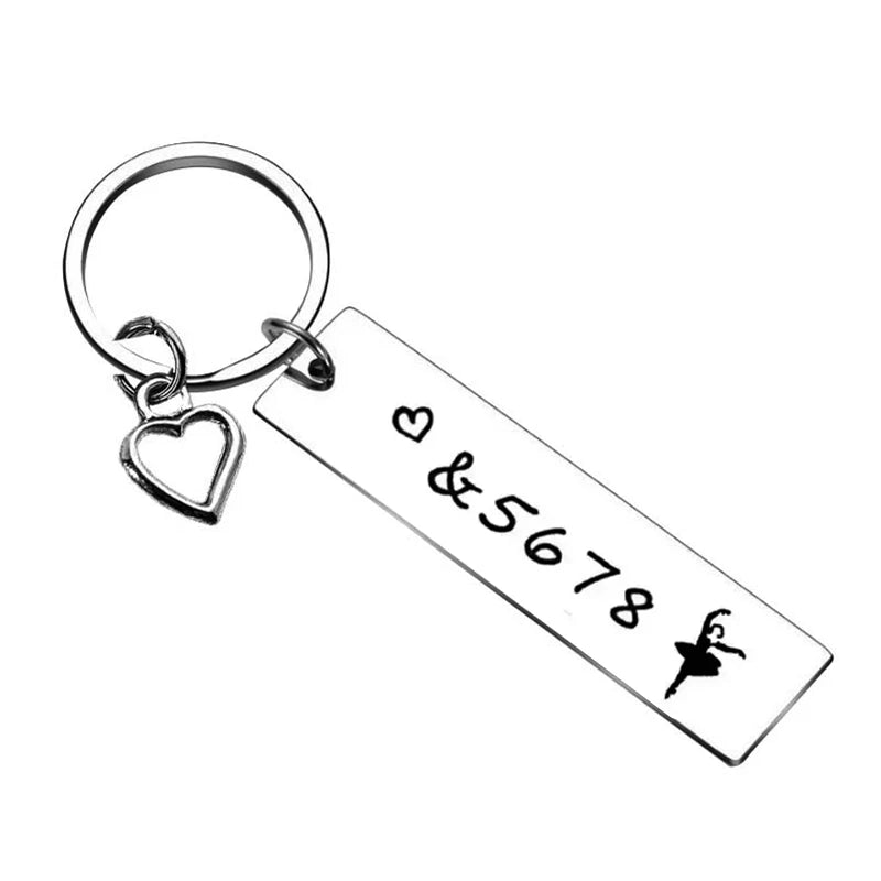 Dance Teacher Appreciation Keychain Gift