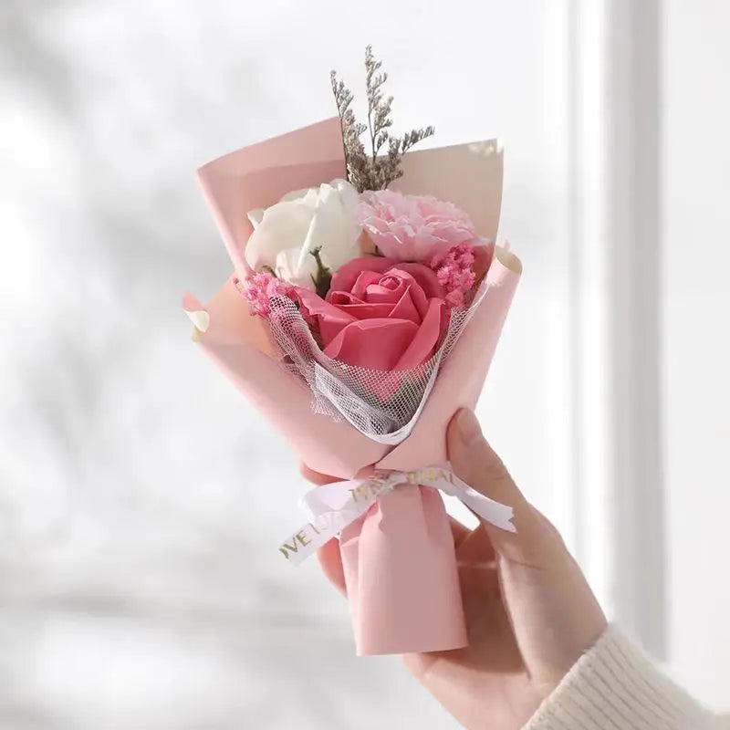 Mini Soap Rose Bouquet Gift Mother's Day