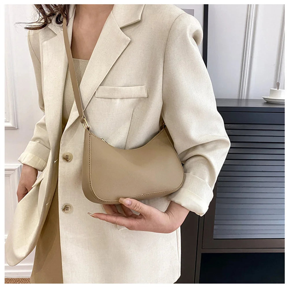 Retro Leather Shoulder Bag