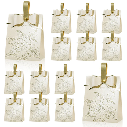 Kraft Paper Candy Box Floral Wedding Party