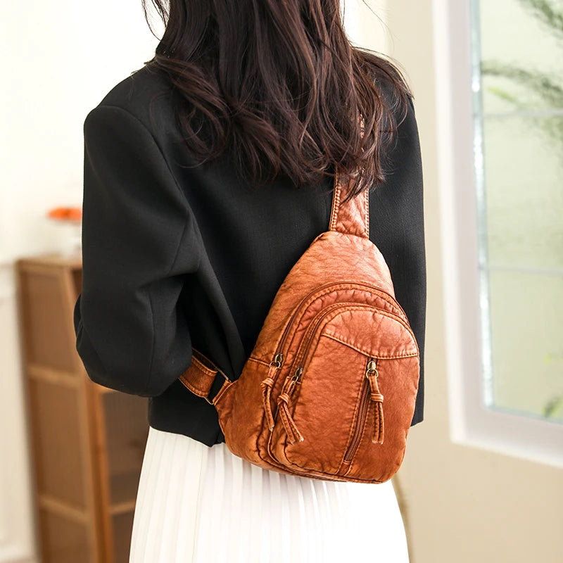Women's PU Leather Crossbody Bag