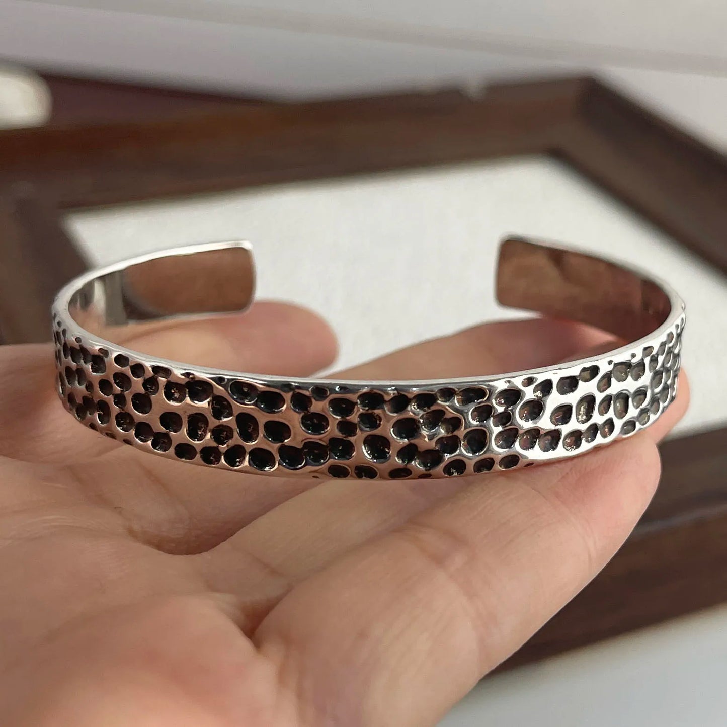 Women's S925 Silver Rose Flower Bracelet