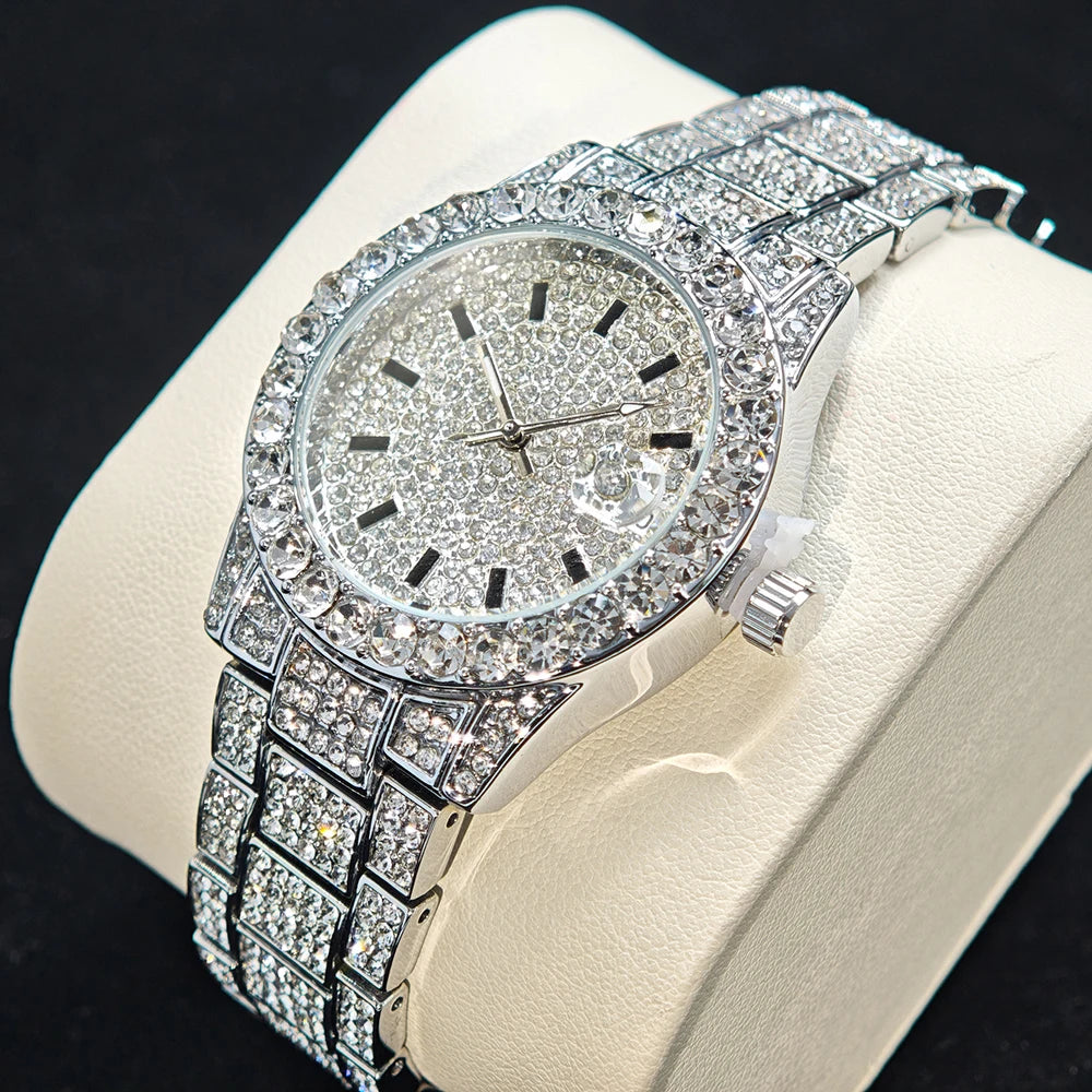 Gold Diamond Women Watch