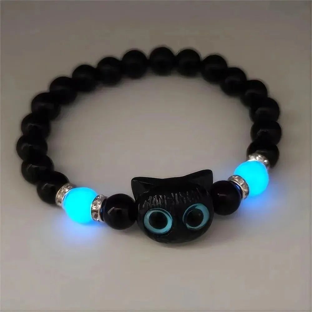 Luminous Cat Couple Bracelets