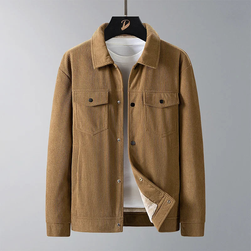 Loose Corduroy Work Jacket