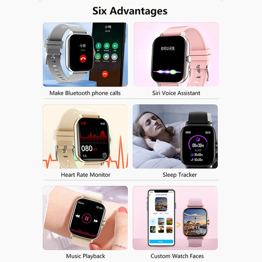 1.83" Sport Smart Watch with Wireless Call