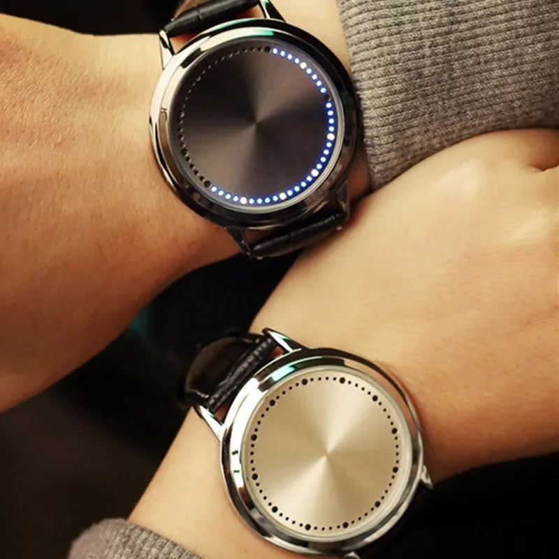 LED Touch Couple Watch