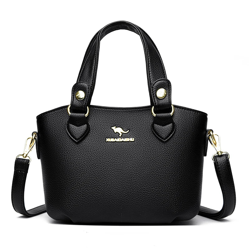 Leather Tote Crossbody Luxury
