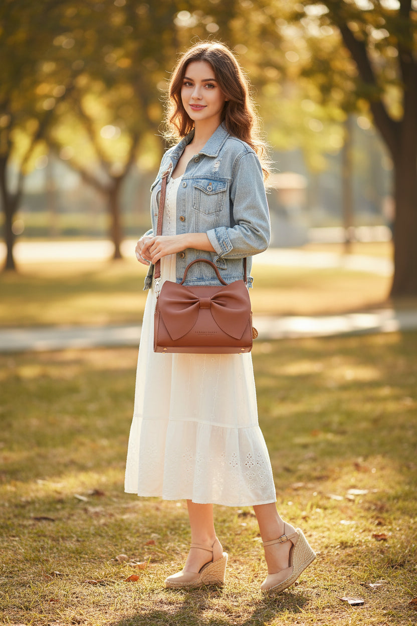 Elegant Bow Handbag