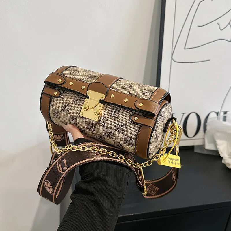 Retro Cylinder Sling Bag