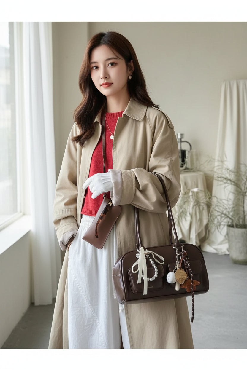 Structured Shoulder Bag