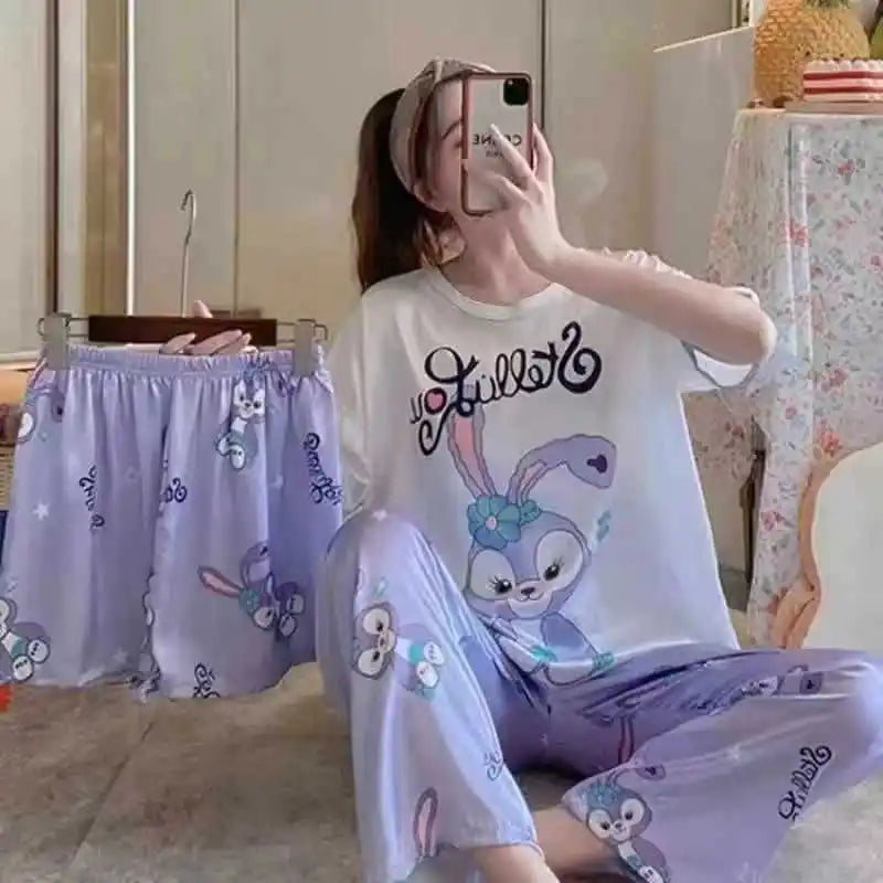 Women's Sweet Cartoon Pajama Set