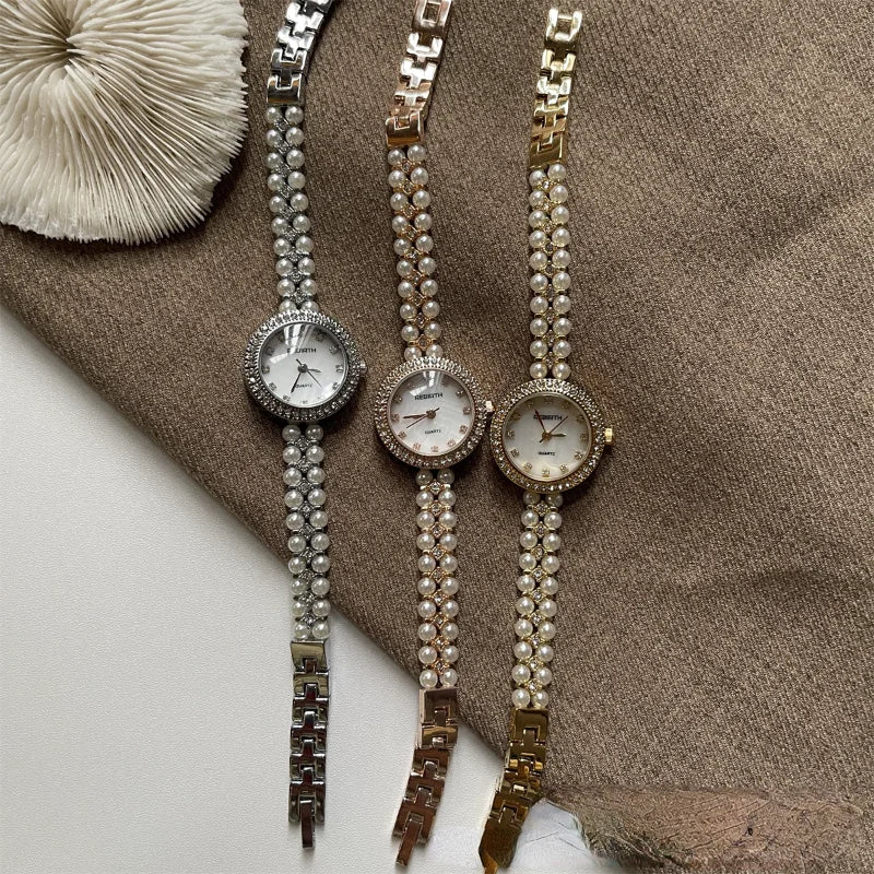 Pearl Chain Women Watch