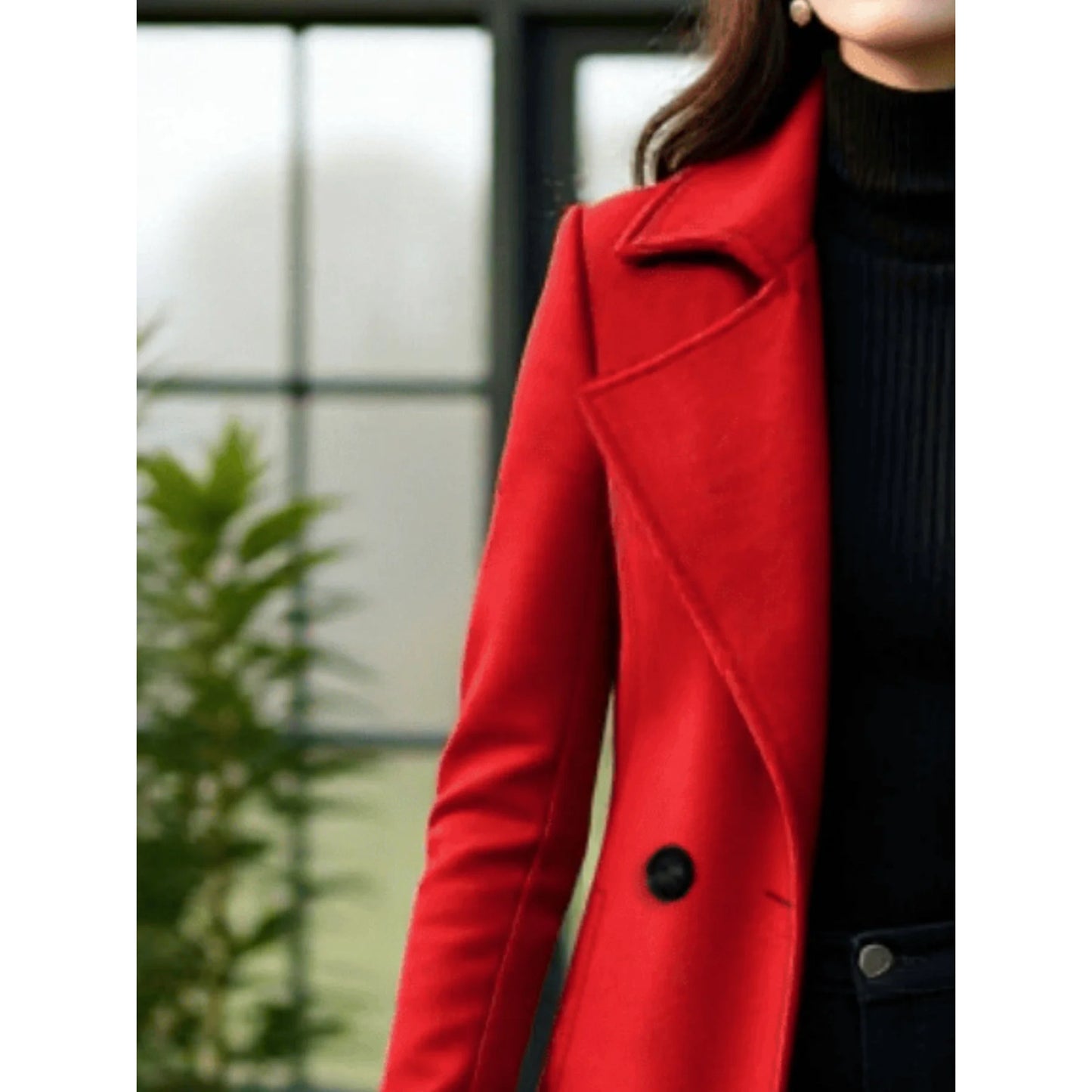 French Double-Breasted Trench Coat