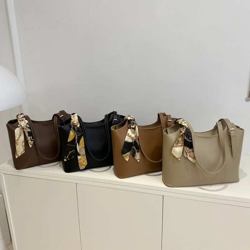 Retro Large Casual Tote Bag