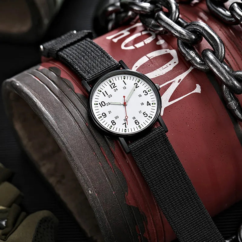 Men's Nylon Military Quartz Watch