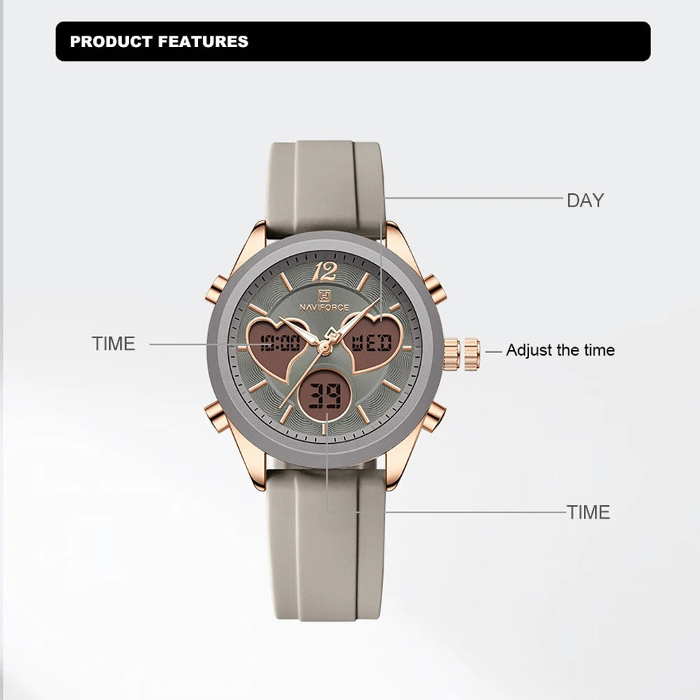 NAVIFORCE Dual Display Watch
