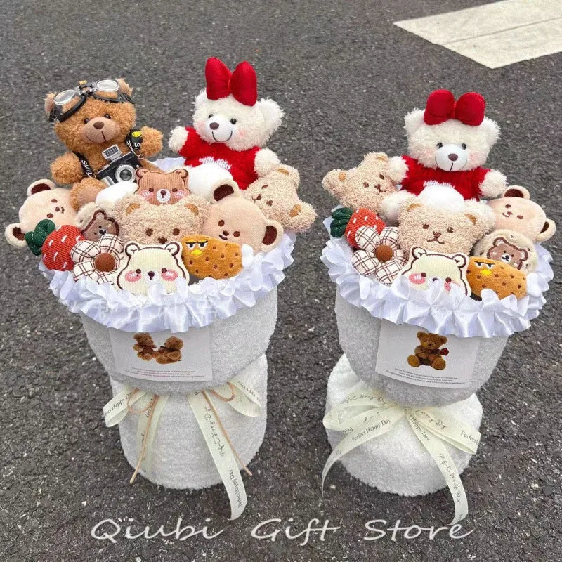 Cute Doll Bouquet Birthday Gift