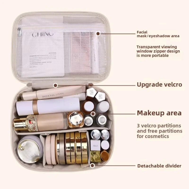 Women's Large Capacity Travel Makeup Bag
