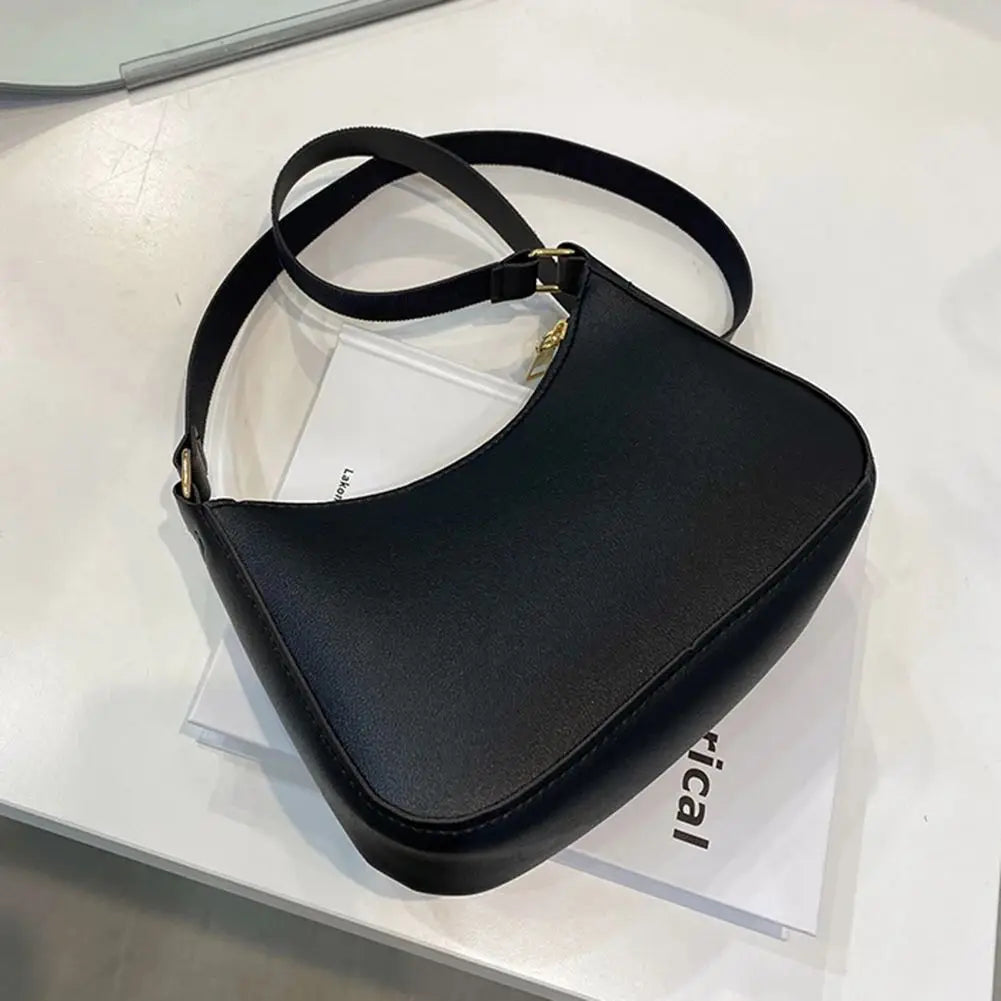 Retro PU Leather Hobo Bag