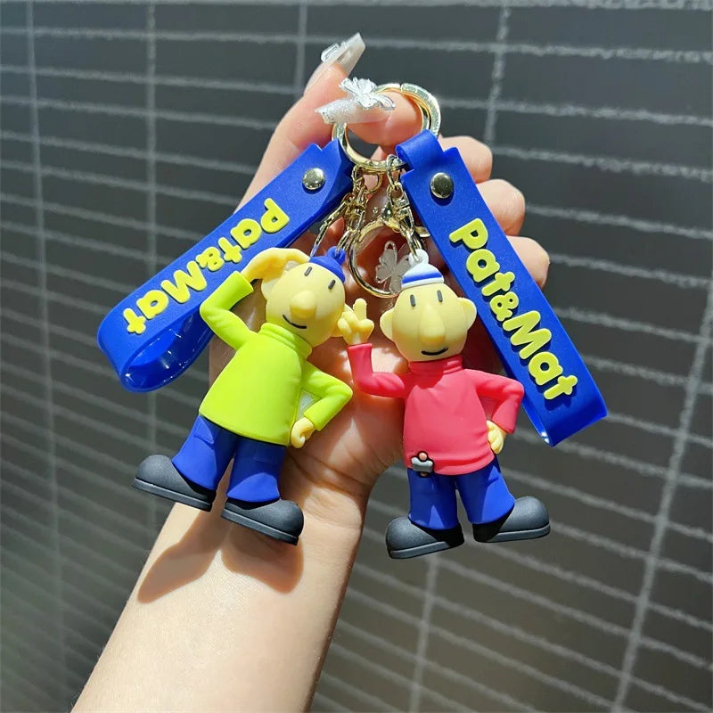 Cartoon Doll Silicone Keychain