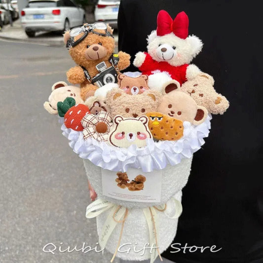 Cute Doll Bouquet Birthday Gift