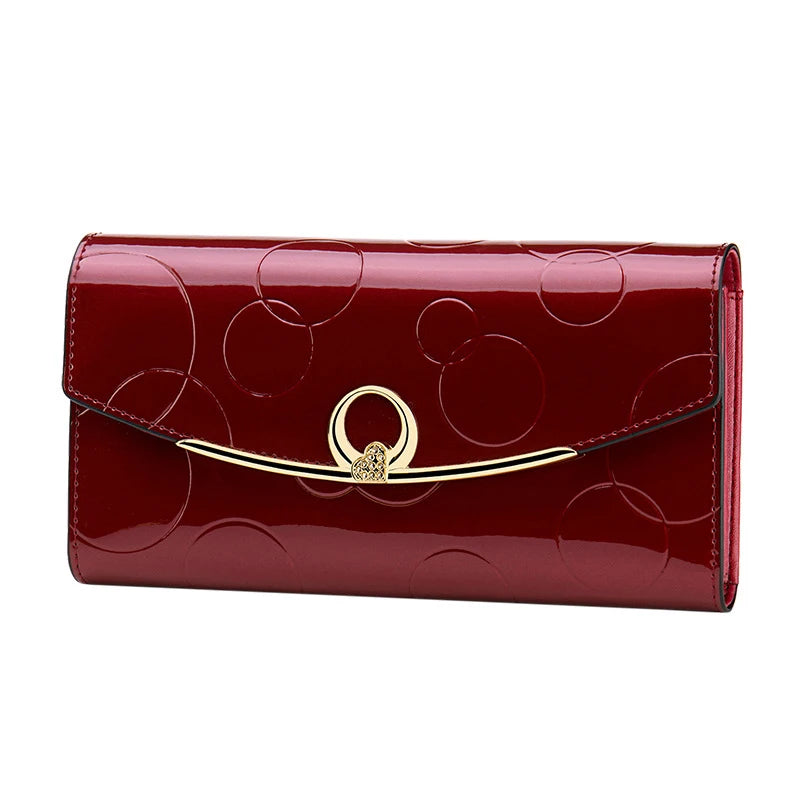 RFID Leather Women Wallet