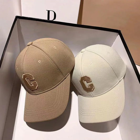 Letter Embroidered Baseball Cap