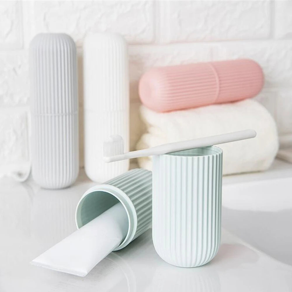 Portable Travel Toothbrush & Toiletry Set