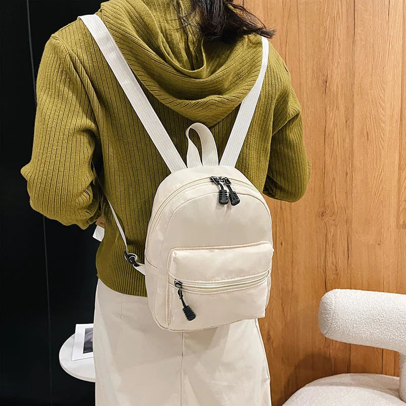 Nylon Mini Women Backpack