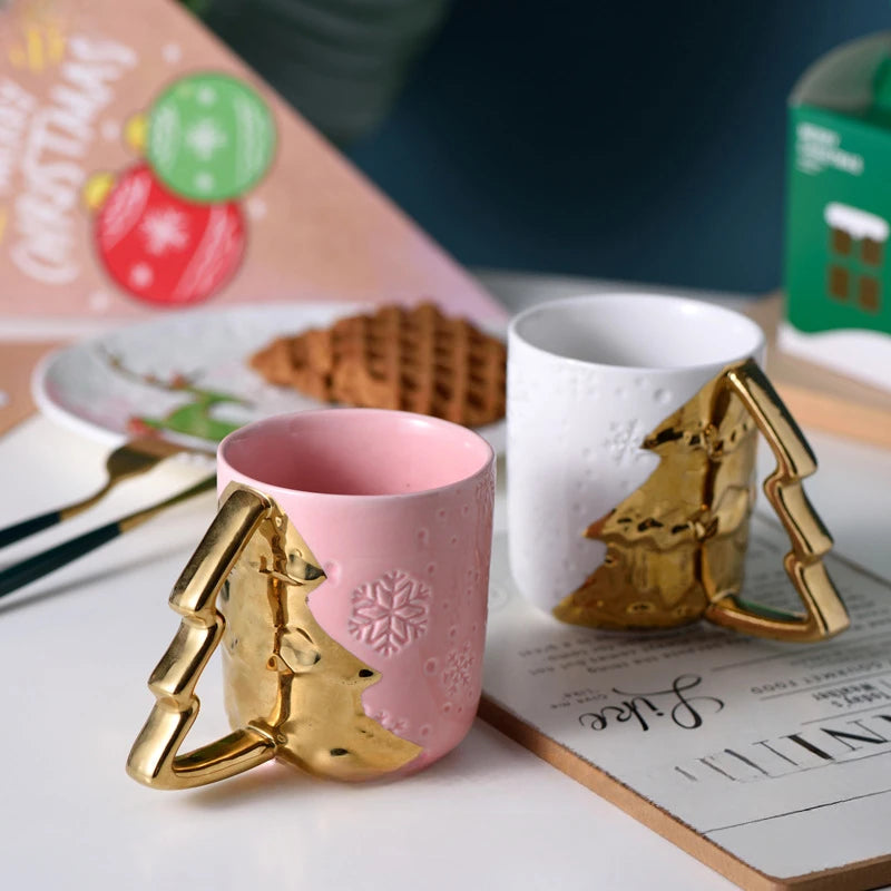 Ceramic Couple Mug Coffee Cup Gift Set