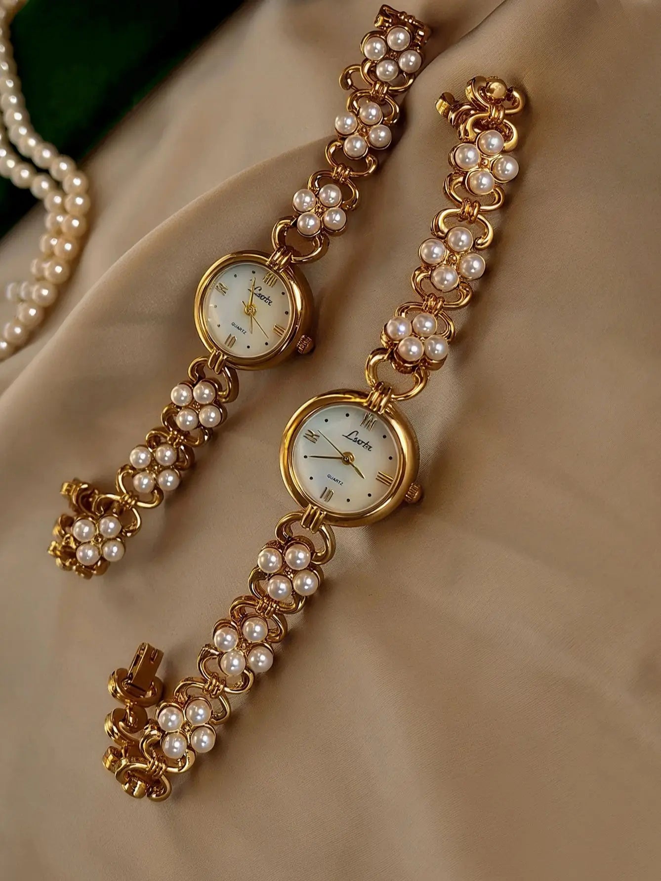 Pearl Mother-of-Pearl Quartz Watch