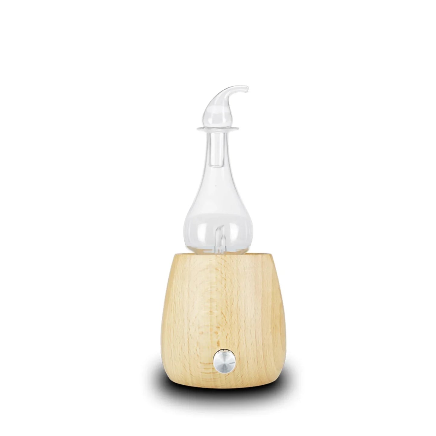Waterless Nebulizer Wood Glass Oil Diffuser
