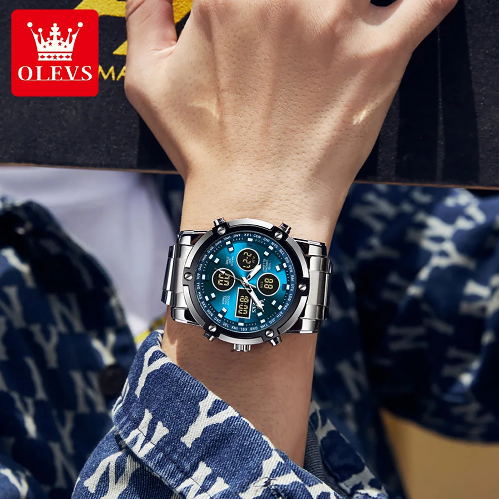 OLEVS Multifunctional Luminous Men's Watch