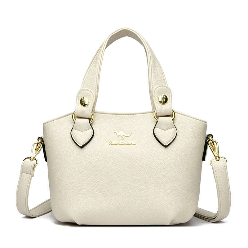 Leather Tote Crossbody Luxury