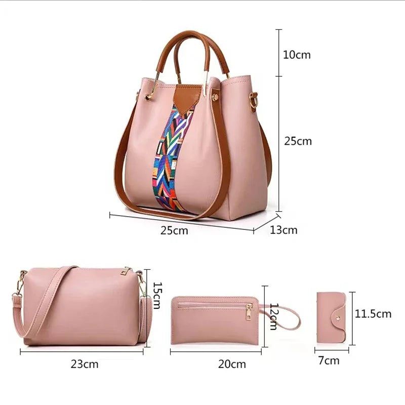 4-Piece Tote Bag Set