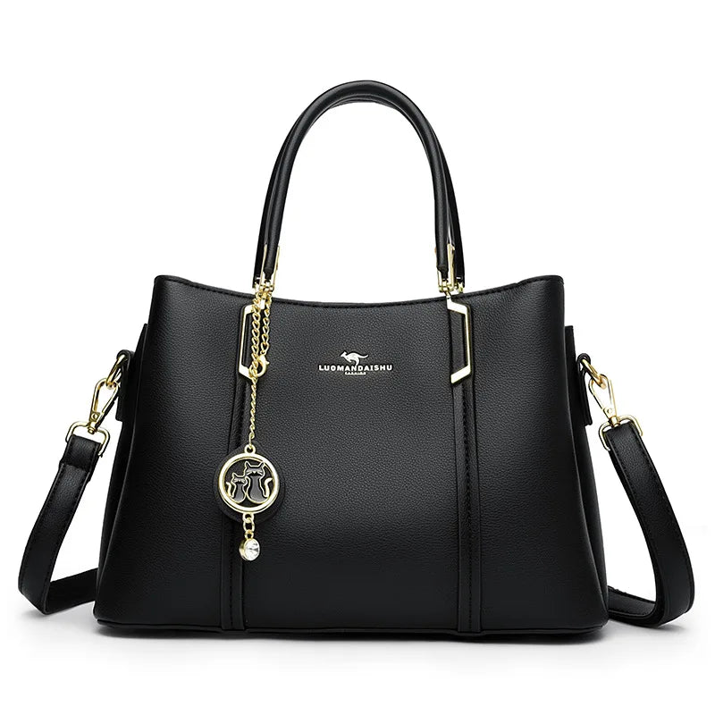 Women's Large Capacity PU Leather Tote Bag