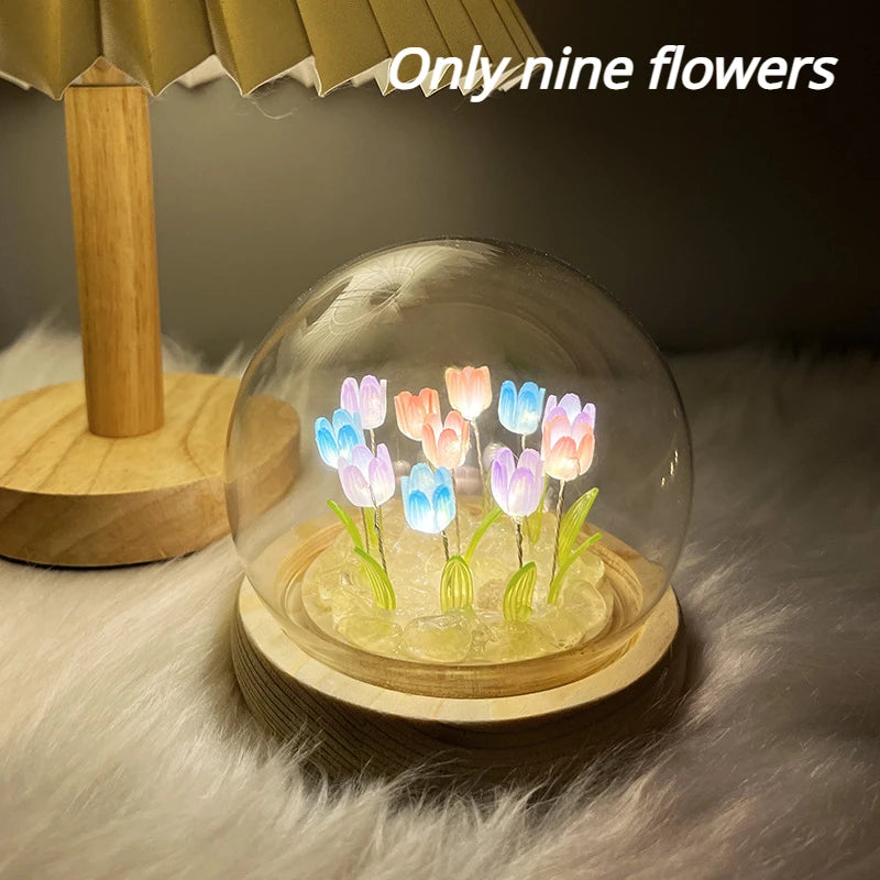 Tulip LED Night Light Flower Desk Lamp
