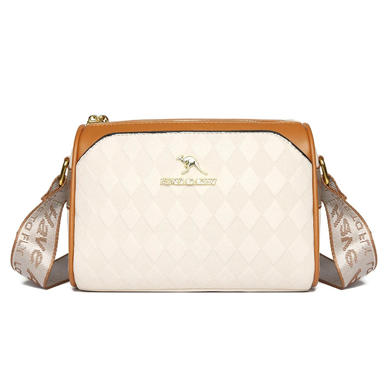 3-Layer PU Shoulder Purse