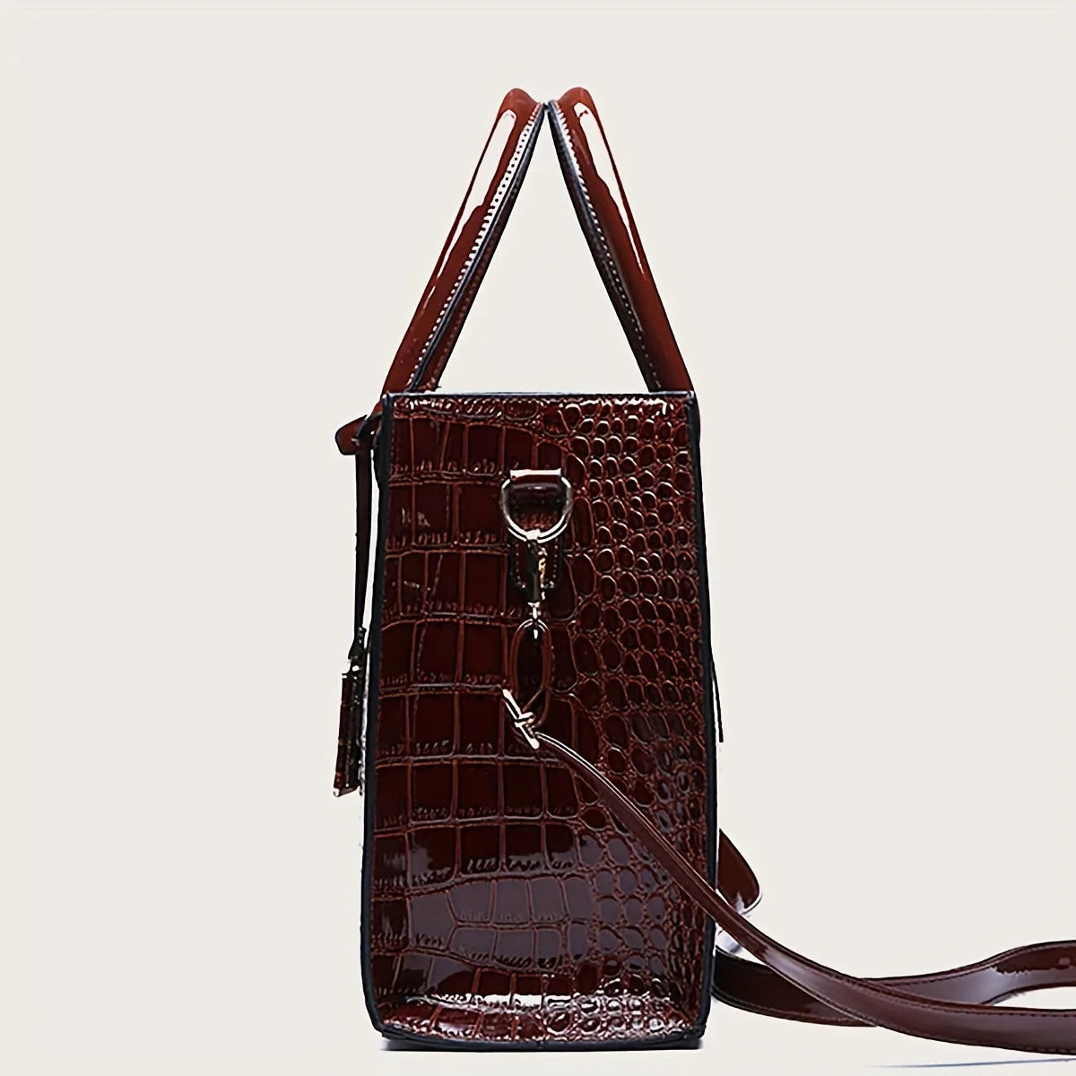 Women's Large Capacity Zipper Tote Bag